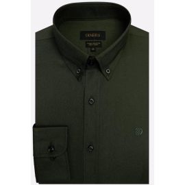 Olive Self Casual Shirt