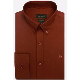 Rust Self Casual Shirt