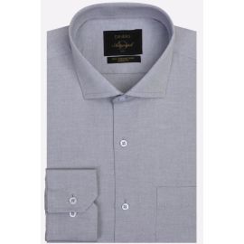 Dark Grey Self Formal Autograph Shirt