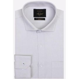 Light Grey Self Formal Autograph Shirt