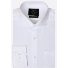 White Self Texture Formal Autograph Shirt