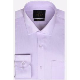 Purple Self Textured Formal Autograph Shirt