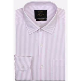 Pink Stripes Formal Autograph Shirt
