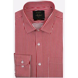 Red Stripe Formal Autograph Shirt