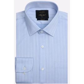 Blue Stripes Formal Autograph Shirt