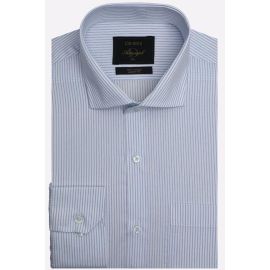 Blue Stripes Formal Autograph Shirt