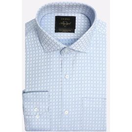 Blue Check Formal Autograph Shirt