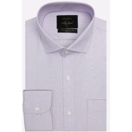 Purple Self Textured Formal Autograph Shirt
