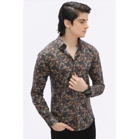 Multicolor Floral Printed Casual Milano Shirt