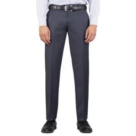 Dark Grey Wash & Wear Smart Fit Trouser