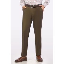 Brown Regular Fit Trouser