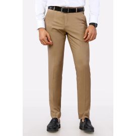 Camel Slim Fit Formal Trouser