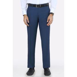 Royal Blue Smart Fit Formal Trouser