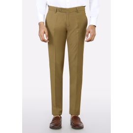 Khaki Slim Fit Formal Trouser