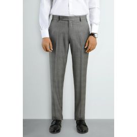 Beige Slim Fit Formal Trouser