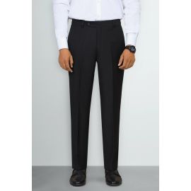 Black Regular Fit Formal Trouser