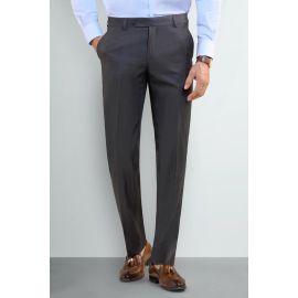 Dark Grey Regular Fit Formal Trouser