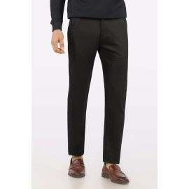 Black Smart Fit Cotton Chino
