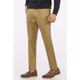 Khaki Smart Fit Cotton Chino