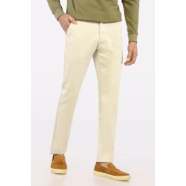 Off White Smart Fit Cotton Chino