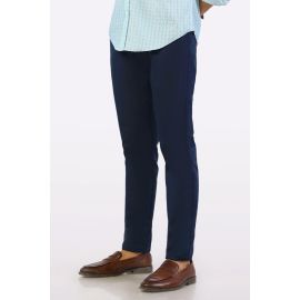 Navy Blue Smart Fit Cotton Chino