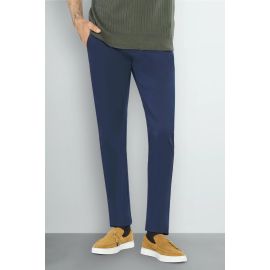 Royal Blue Smart Fit Cotton Chino