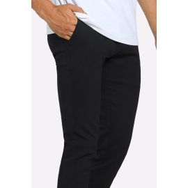Black Smart Fit Cotton Chino