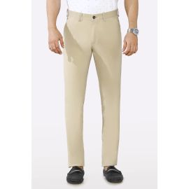 Light Khaki Smart Fit Cotton Chino