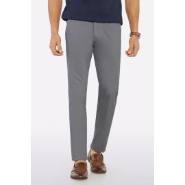 Grey Smart Fit Cotton Chino