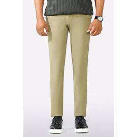Khaki Smart Fit Cotton Chino