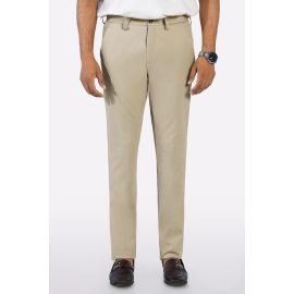 Light Khaki Smart Fit Cotton Chino