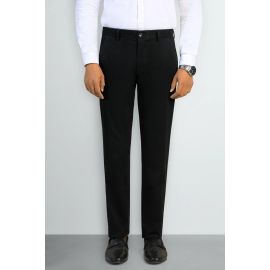 Black Smart Fit Cotton Chino