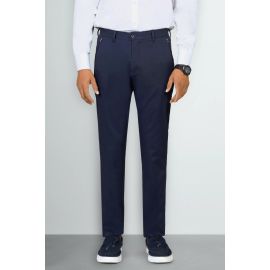 Navy Blue Smart Fit Cotton Chino