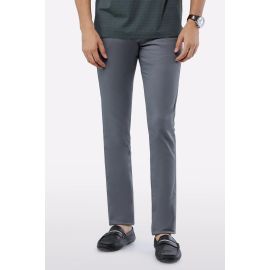Dark Grey Smart Fit Cotton Chino