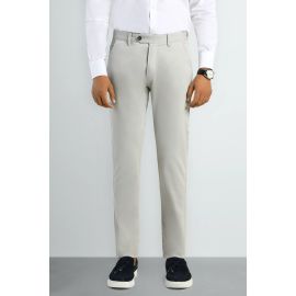 Light Grey Smart Grey Cotton Chino