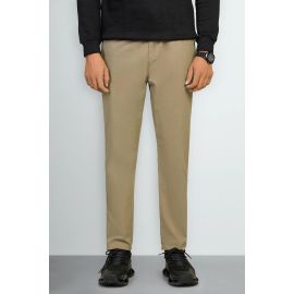 Beige Smart Fit Jogger Pants