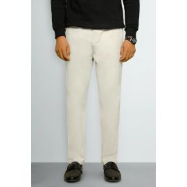 Light Grey Smart Fit Cotton Pants