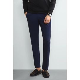Navy Blue Cotton Chino