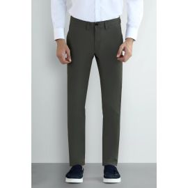 Olive Smart Fit Cotton Chino