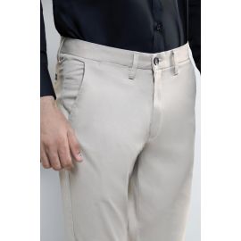 Khaki Smart Fit Cotton Chino