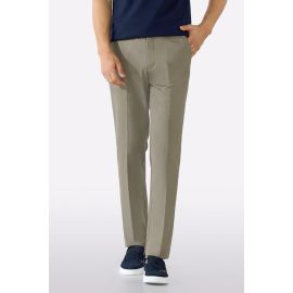 Medium Brown Cotton Trouser