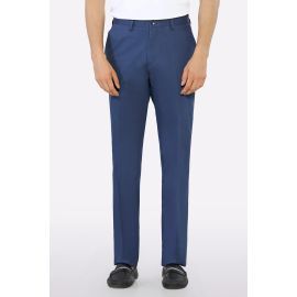 Navy Blue Smart Fit Cotton Trouser