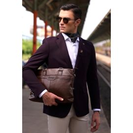 Purple Plain Blazer