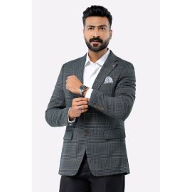 Green Check Blazer