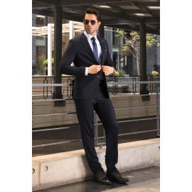 Navy Blue Formal 2PC Suit