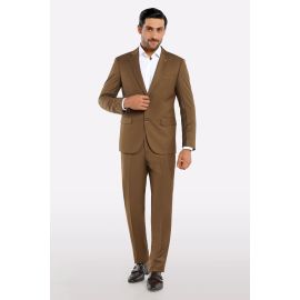 Dark Brown Formal 2PC Suit