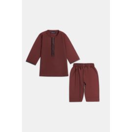 Maroon Infant Kurta Shalwar