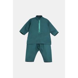 Sea Green Infant Kurta Shalwar