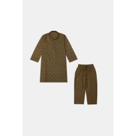 Olive Boys Kurta Pajama