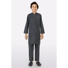 Dark Grey Boys Kurta Pajama